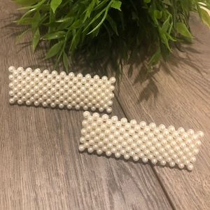 Sintetic Pearl Hair Clips